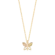 Pingente Borboleta Zircônia Folheado a Ouro 18k