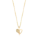Pingente Coração Zircônia Folheado a Ouro 18k